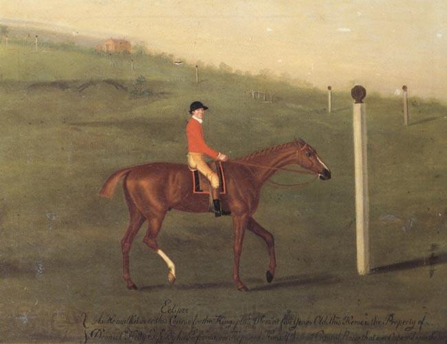 Francis Sartorius 'Eclipse' with Jockey up walking the Course for the King's Plate 1776 Spain oil painting art